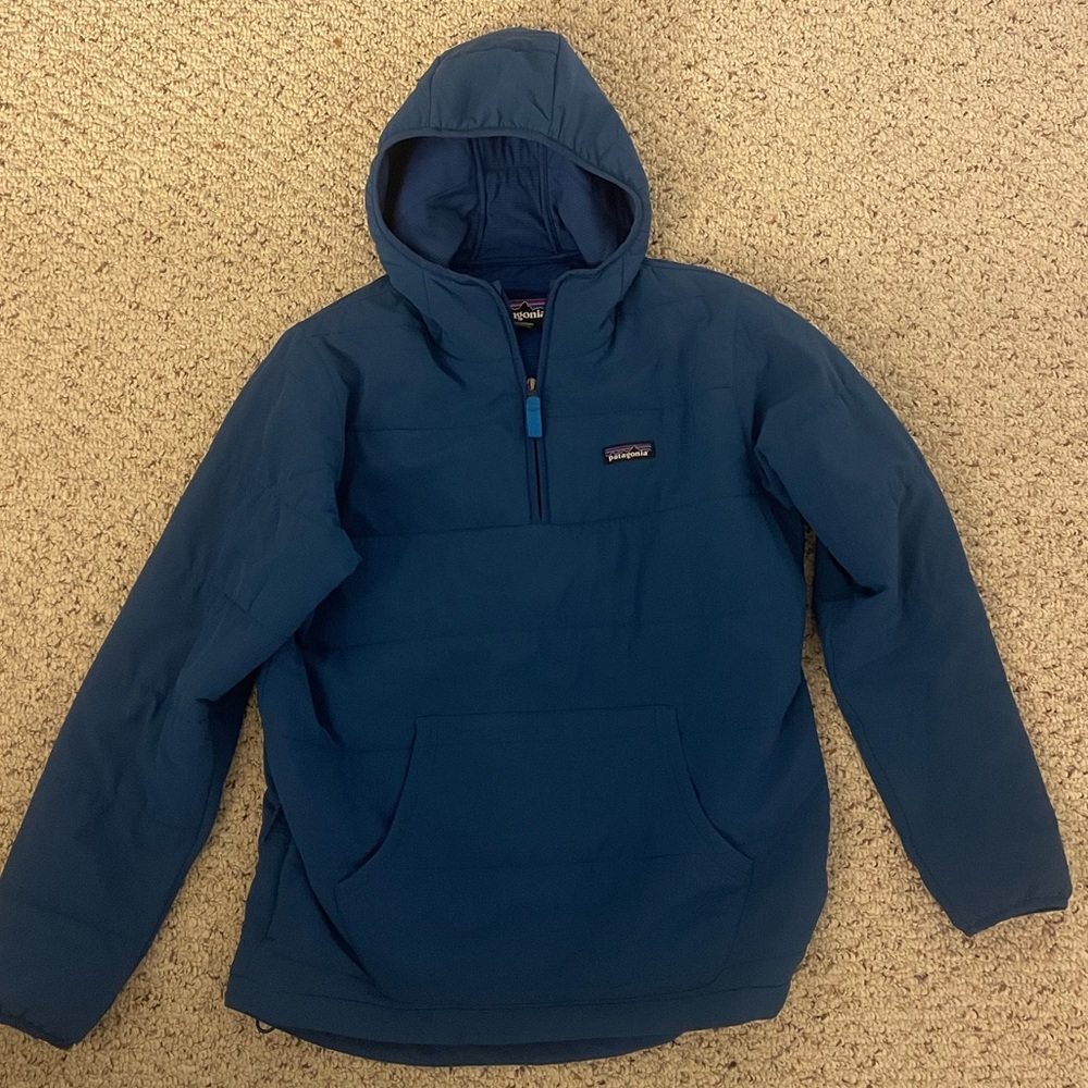 Patagonia Mens Pack in Pullover Hoody in Superior Blue